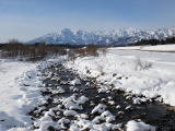 矢代川と妙高連山