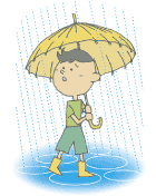 雨の降り方