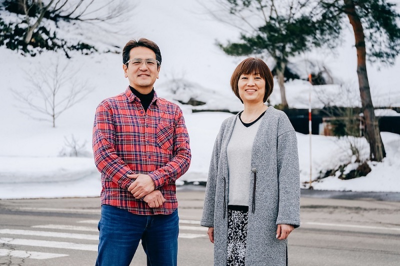 中島功さんと洋子さん