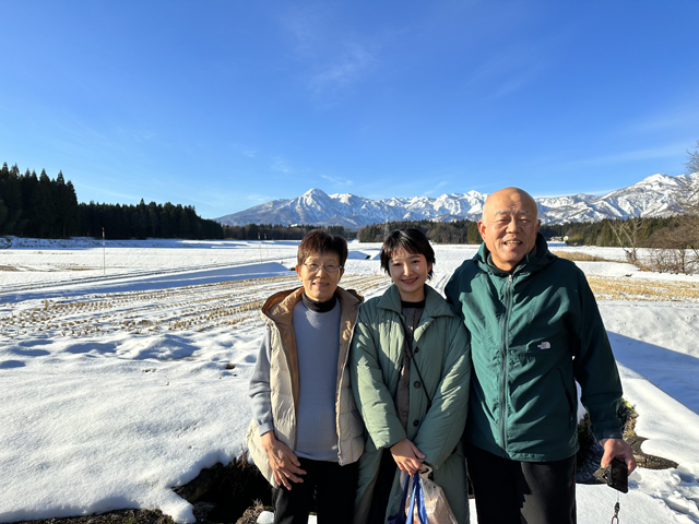 農家民宿の方と