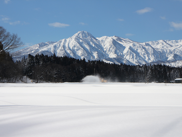 妙高山の雪景色