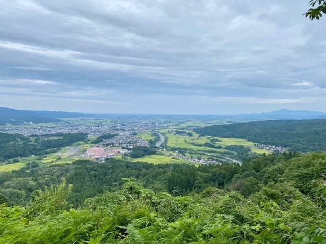 鳥坂城からの景色