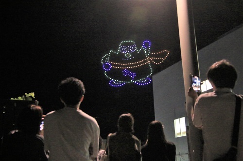 ドローンショーの様子