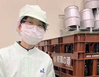 千代の光酒造 山岸さん