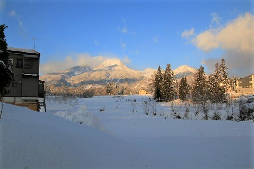 妙高山と田切