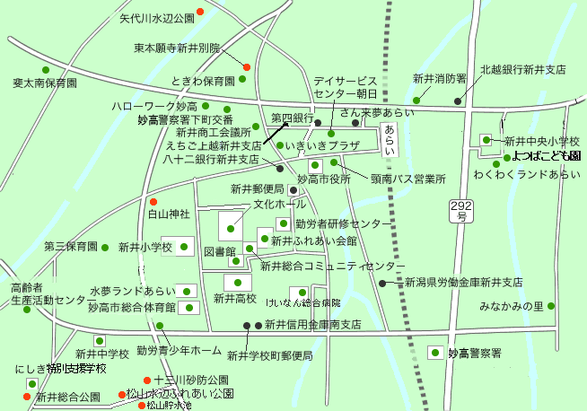 市街地の地図