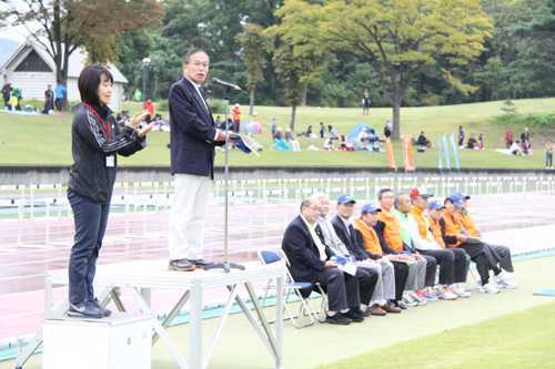 コシヒカリマラソン大会開会式